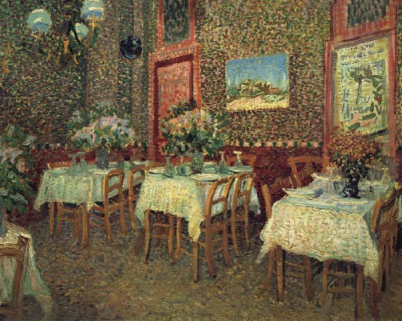 Vincent Van Gogh L-Interieur d un Restaurant Sweden oil painting art